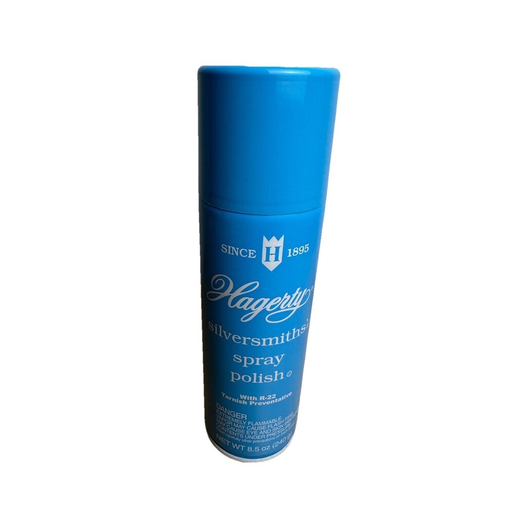 Vintage Hagerty Silversmiths Spray Polish R-22 Tarnish Preventative 8.5 oz